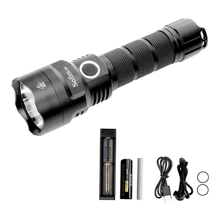 Sofirn C8G 2000 Lumen 565m Throw Rechargeable Flashlight with 21700 Battery