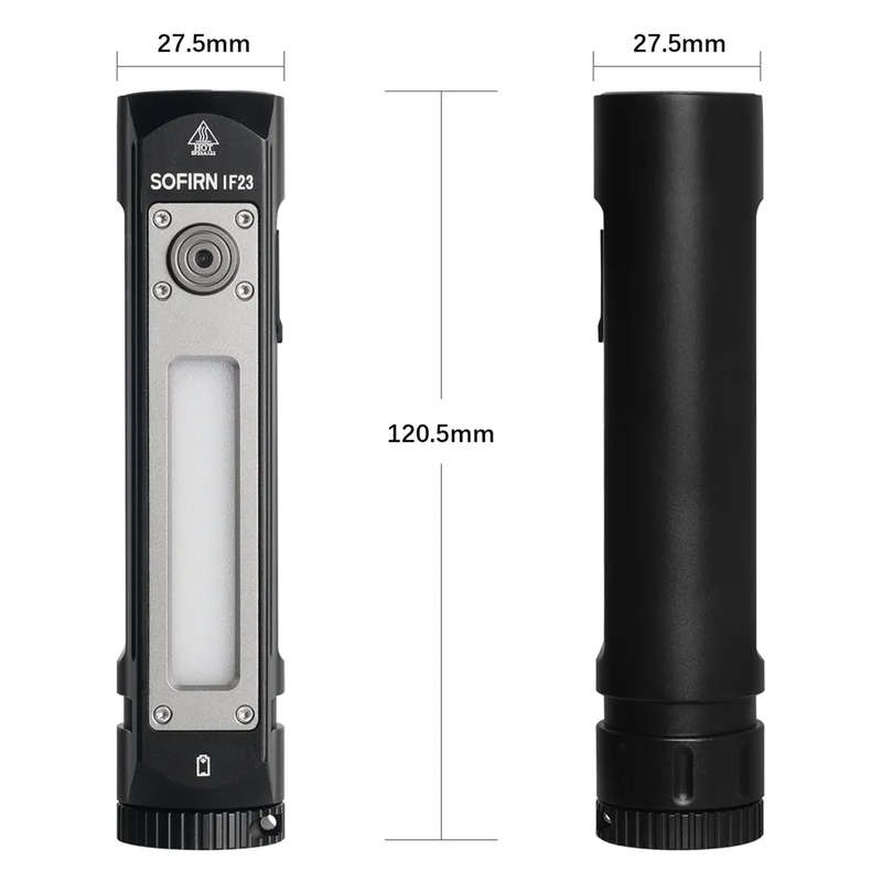 Sofirn IF23 4000 Lumen 247m Throw Rechargeable Flashlight with 21700 Battery