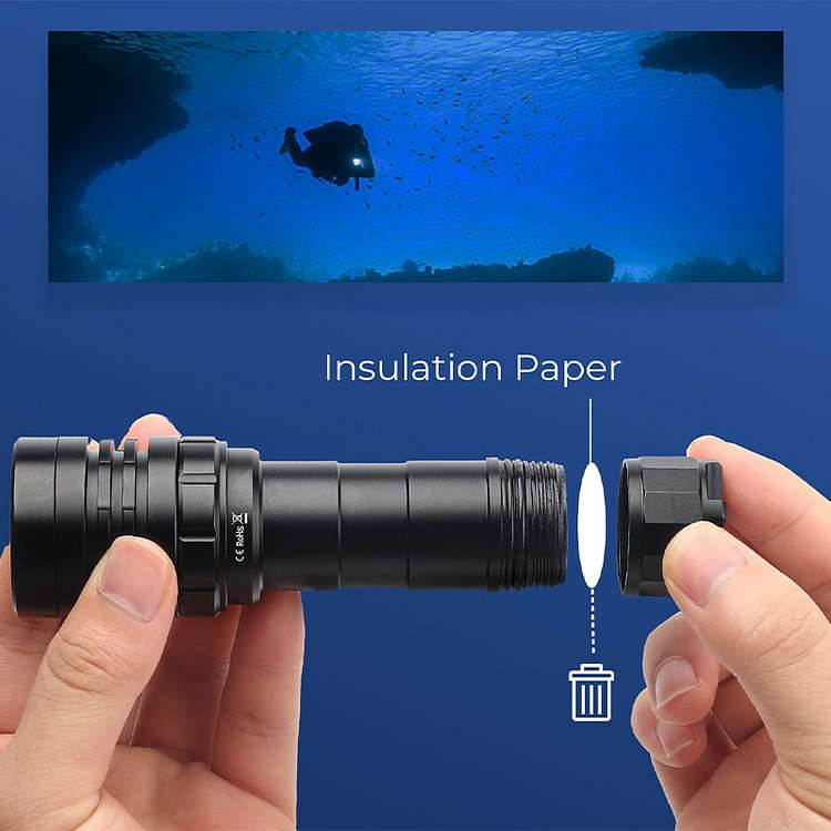 Sofirn SD05 3000 Lumen 270m Throw Rechargeable Diving Flashlight with 21700 Battery
