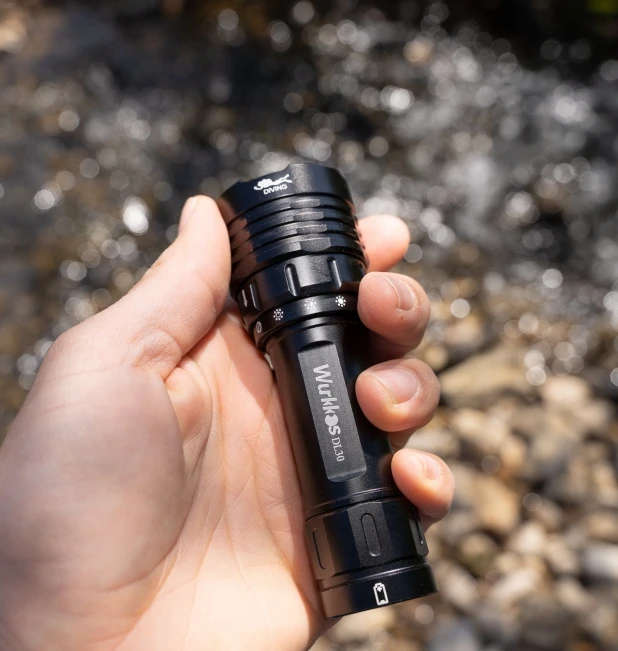 Wurkkos DL30 3600 Lumen 219m Throw Rechargeable Diving Flashlight with 21700 Battery
