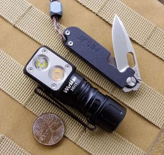 Wurkkos HD15 2000 Lumen 151m Throw Rechargeable Headlamp with 18650 Battery