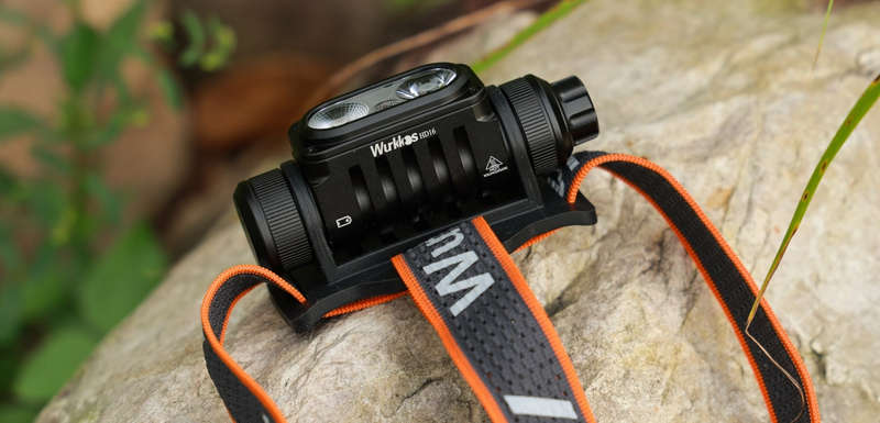 Wurkkos HD16 2500 Lumen 297m Throw Rechargeable Headlamp with 18650 Battery