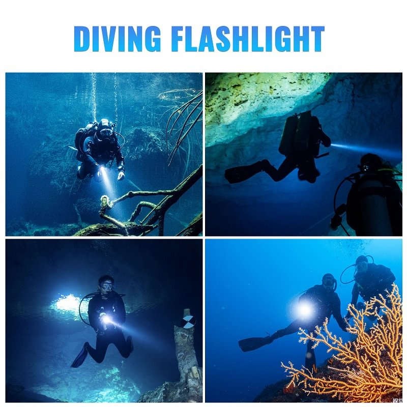 Sofirn SD05 3000 Lumen 270m Throw Rechargeable Diving Flashlight with 21700 Battery
