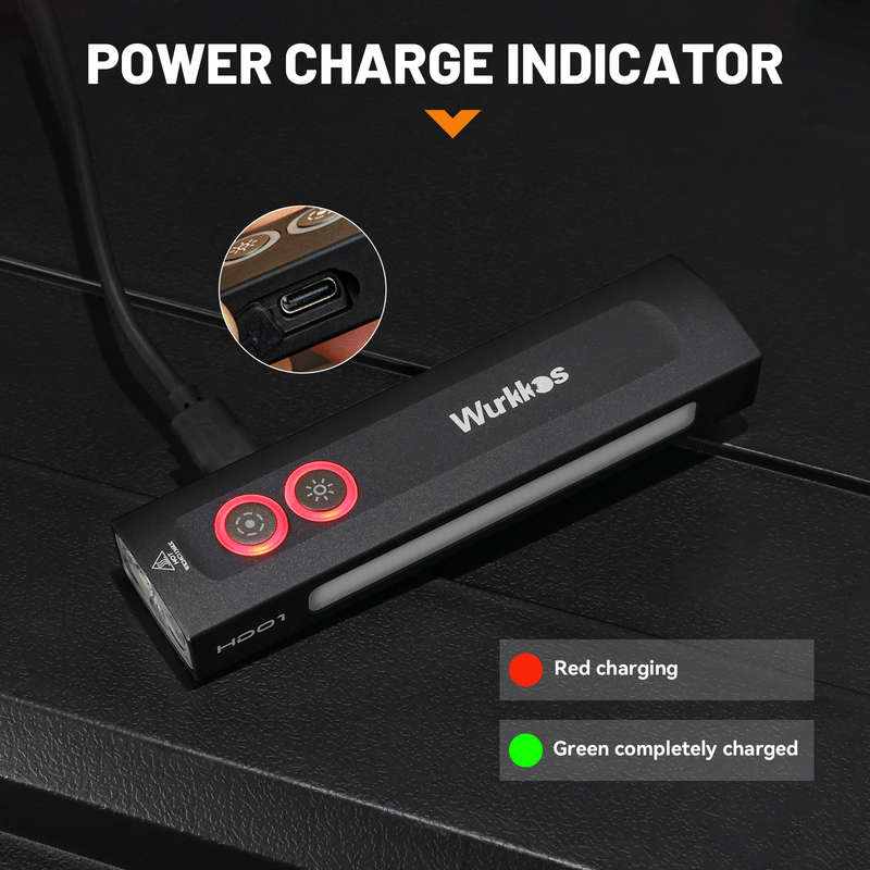 Wurkkos HD01 1200 Lumen 157m Throw Rechargeable EDC Flashlight with Built-in Battery
