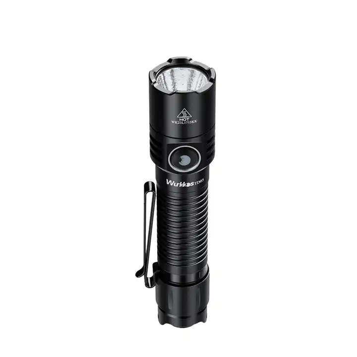 Wurkkos TD05 1800 Lumen 373m Throw Rechargeable Tactical Flashlight with 18650 Battery
