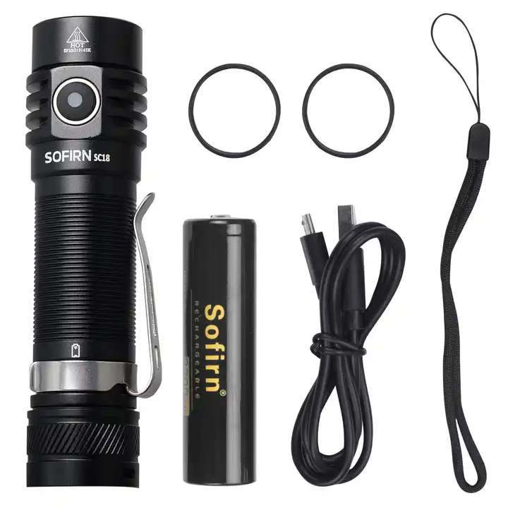 Sofirn SC18 1800 Lumen 217m Throw Rechargeable EDC Flashlight