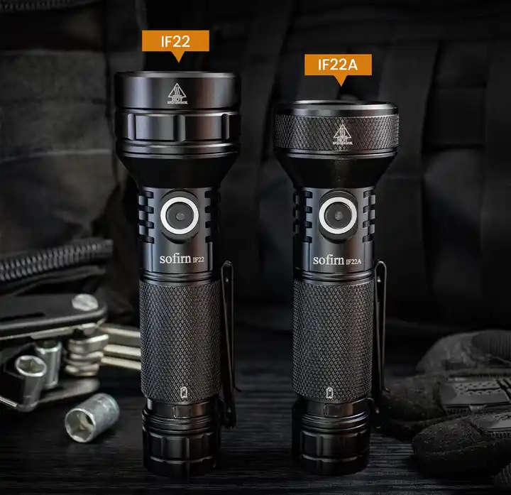 Sofirn IF22A 2100 Lumen 697m Throw Rechargeable Flashlight with 21700 Battery