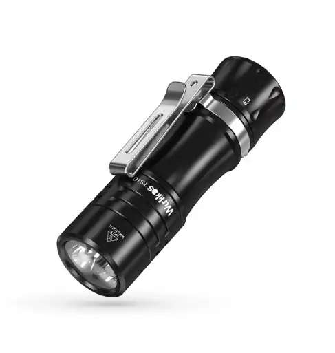 Wurkkos TS10 V2 1400 Lumen 130m Throw Rechargeable Mini Flashlight with 14500 Battery