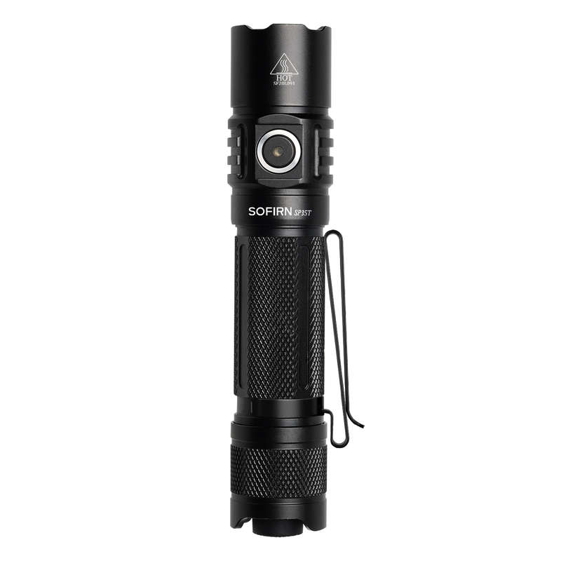 Sofirn SP35T 3800 Lumen 280m Throw Rechargeable Tactical Flashlight with 21700 Battery
