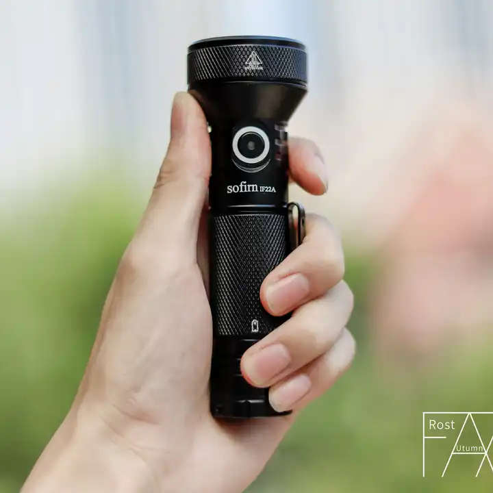 Sofirn IF22A 2100 Lumen 697m Throw Rechargeable Flashlight with 21700 Battery