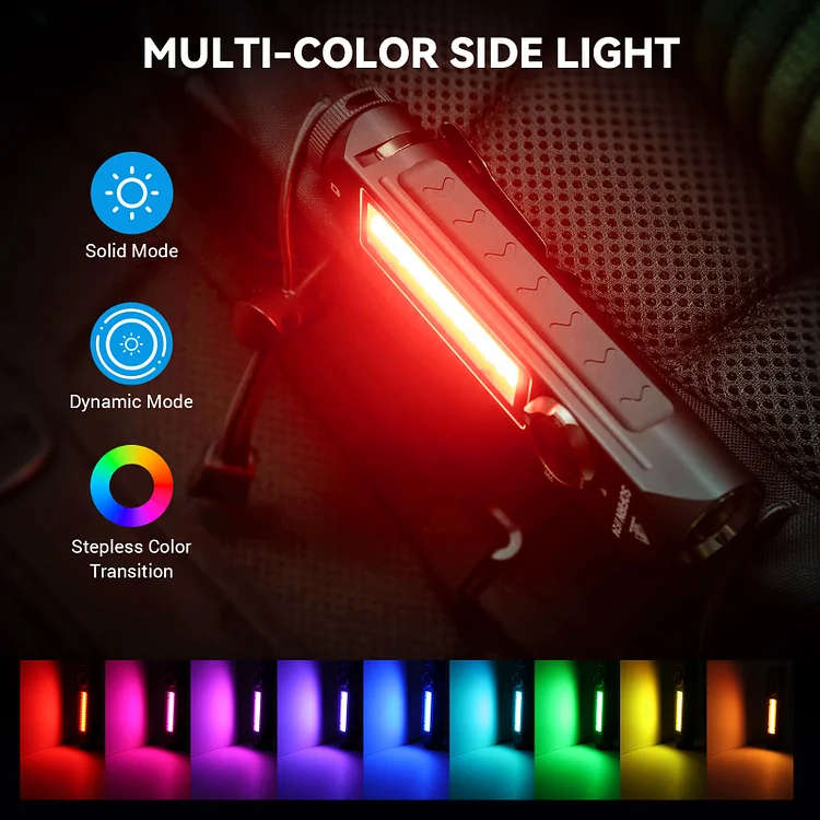 Sofirn IF24 2000 Lumen 251m Throw Rechargeable Flashlight with 18650 Battery