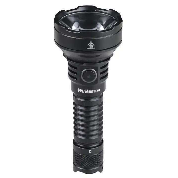 Wurkkos TD01 2200 Lumen 1039m Throw Rechargeable Tactical Flashlight with 21700 Battery