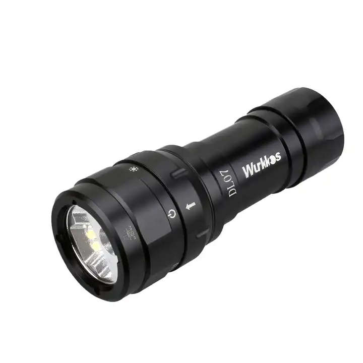 Wurkkos DL07 4180 Lumen +1000mW UV 77m Throw Rechargeable Diving Flashlight with 26650
