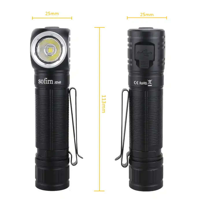 Sofirn HS40 2000 Lumen 175m Throw Rechargeable Headlamp with 18650 Battery