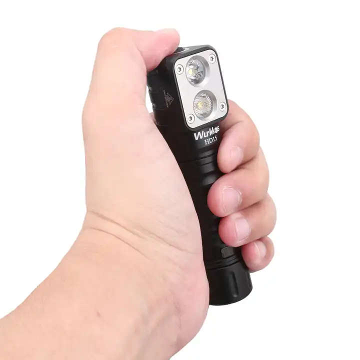 Wurkkos HD15 2000 Lumen 151m Throw Rechargeable Headlamp with 18650 Battery