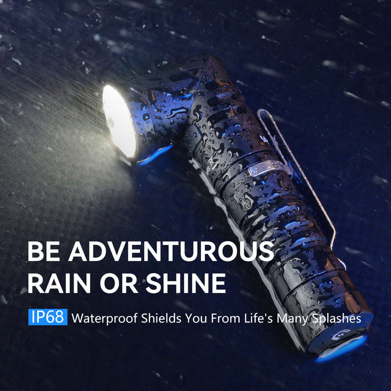 Wurkkos HD11 90° Folding EDC Flashlight - 1800 Lumens, 253m Throw
