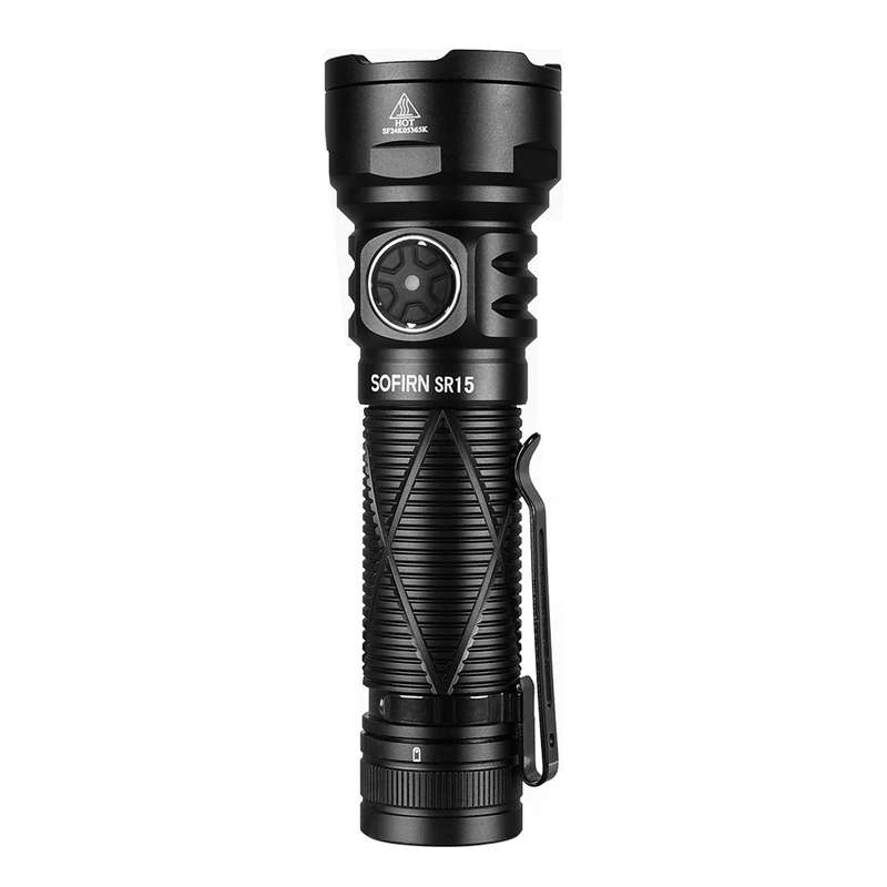 Sofirn SR15 4500 Lumen 510m Throw Rechargeable Flashlight with 21700 Battery