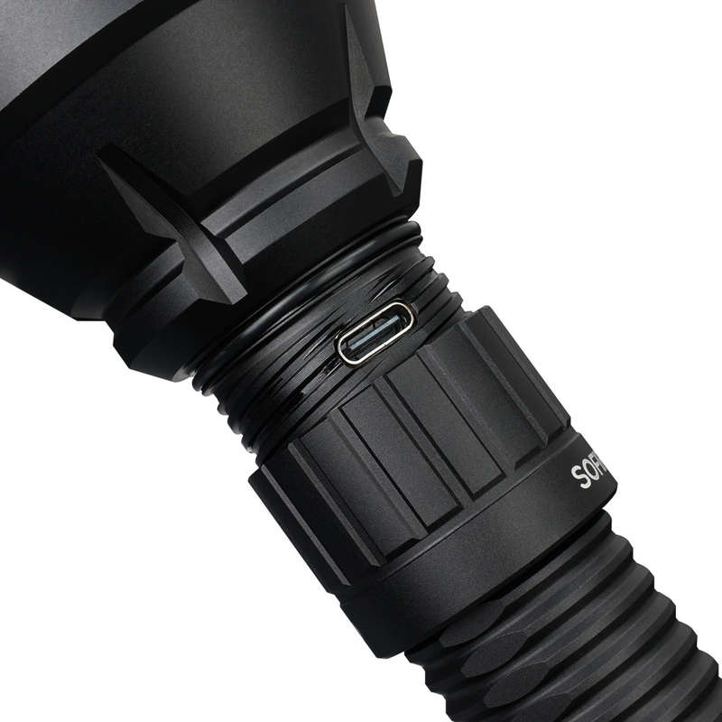 Sofirn SF26 2000 Lumen 964m Throw Rechargeable Tactical Flashlight with 21700 Battery