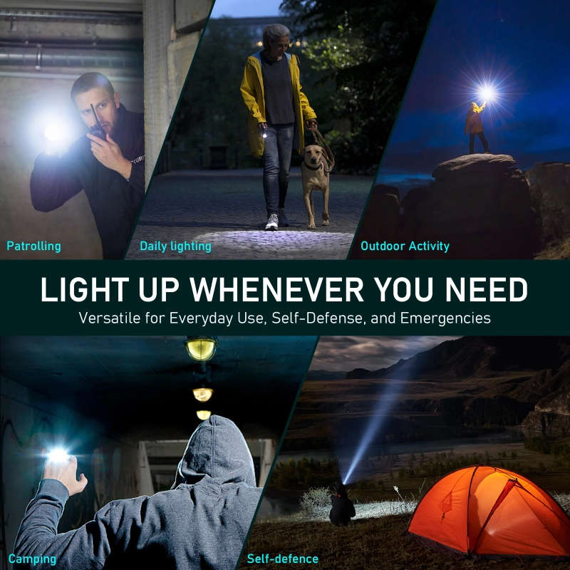 Wurkkos FC12C 2000 Lumen 345m Throw Rechargeable Flashlight with 18650 Battery