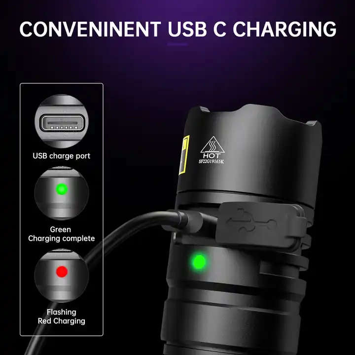 Sofirn SF16UV 365nm UV 10m Throw Rechargeable Flashlight with 18650 Battery