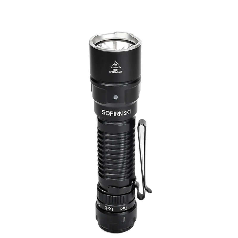 Sofirn SK1 1300 Lumen 350m Throw Rechargeable Tactical Flashlight with 18650 Battery