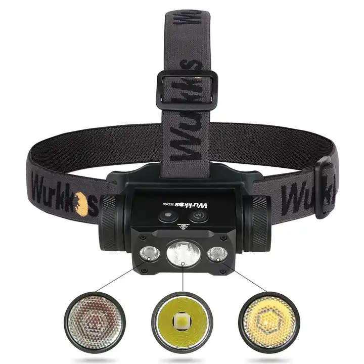 Wurkkos HD50 4000 Lumen 239m Throw Rechargeable Headlamp with 21700 Battery
