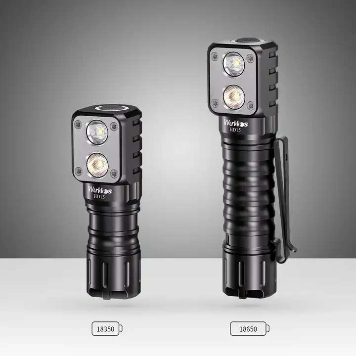Wurkkos HD15 2000 Lumen 151m Throw Rechargeable Headlamp with 18650 Battery