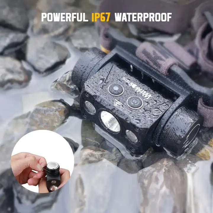 Wurkkos HD50 4000 Lumen 239m Throw Rechargeable Headlamp with 21700 Battery