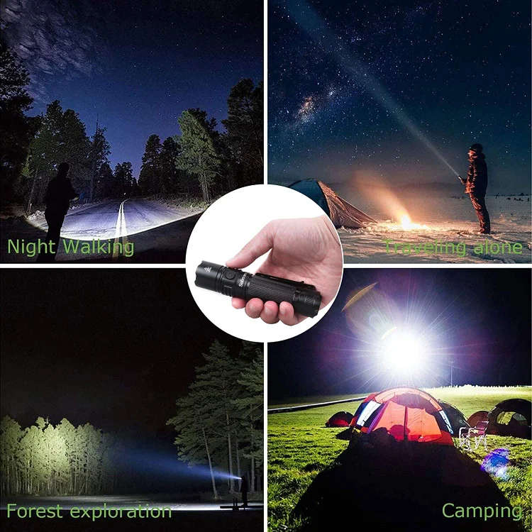 Sofirn SP35 2000 Lumen 332m Throw Rechargeable Flashlight with 21700 Battery