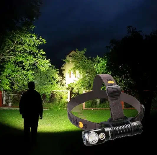 Wurkkos HD20 2000 Lumen 144m Throw Rechargeable Headlamp with Battery