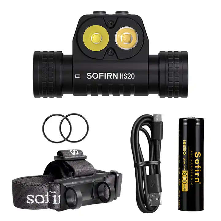 Sofirn HS20 2700 Lumen 175m Throw Rechargeable Headlamp with 18650 Battery