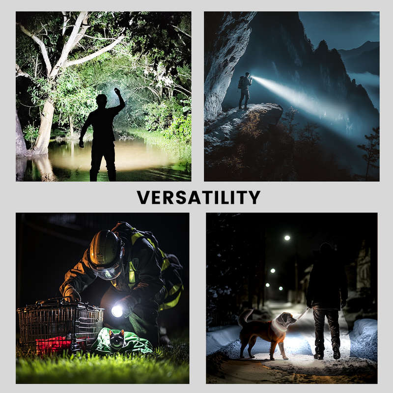 Sofirn SK40 3200 Lumen 580m Throw Rechargeable Tactical Flashlight with 21700 Battery