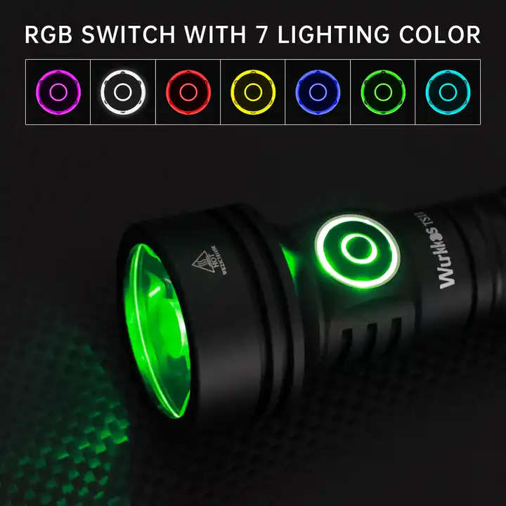 Wurkkos TS11 2000 Lumen 616m Throw Rechargeable Mini Flashlight with 18350 Battery