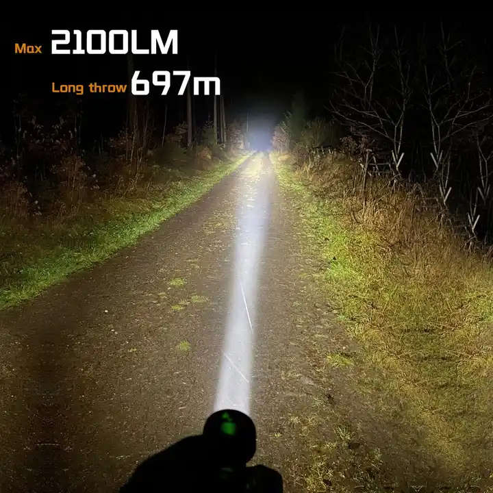 Sofirn IF22A 2100 Lumen 697m Throw Rechargeable Flashlight with 21700 Battery