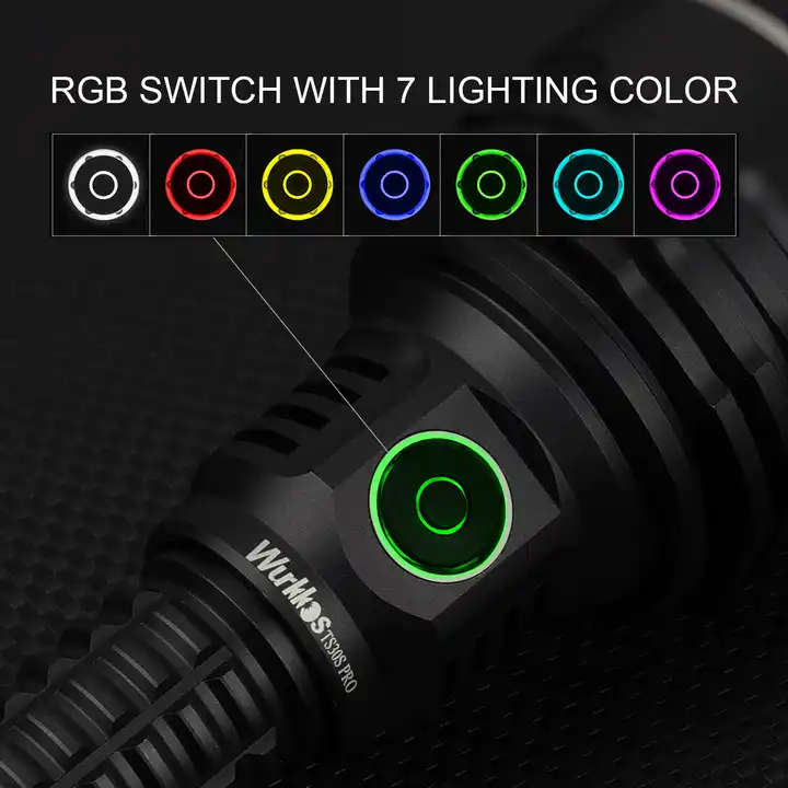 Wurkkos TS30S Pro 6000 Lumen 1065m Throw Rechargeable Flashlight with 21700 Battery