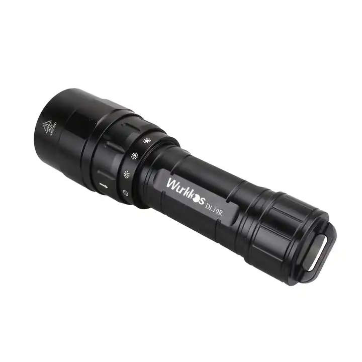 Wurkkos DL10R 4500 Lumen 287m Throw Rechargeable Diving Flashlight with 21700 Battery