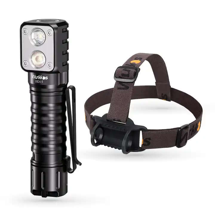 Wurkkos HD15 2000 Lumen 151m Throw Rechargeable Headlamp with 18650 Battery