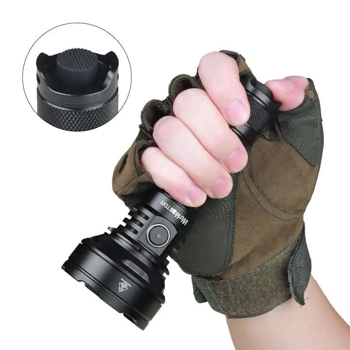 Wurkkos TD01 2200 Lumen 1039m Throw Rechargeable Tactical Flashlight with 21700 Battery