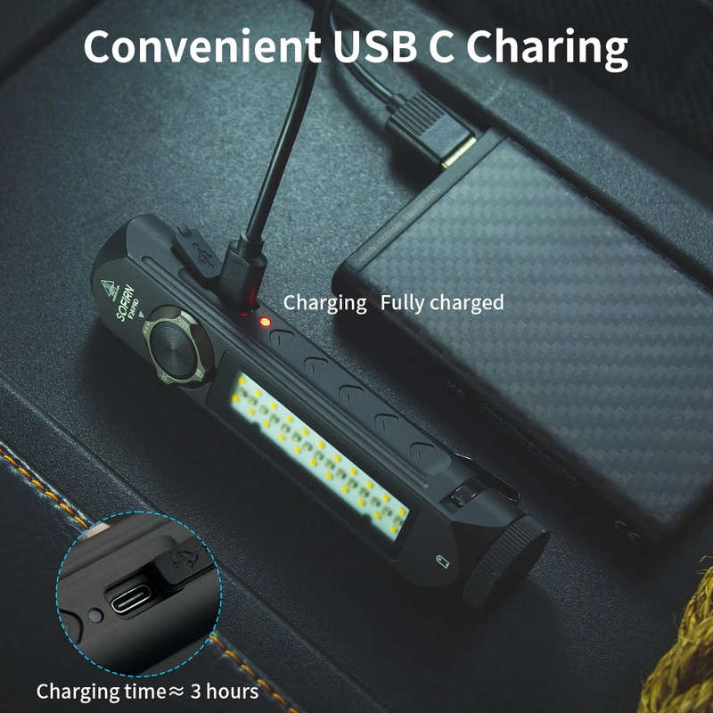 Sofirn IF23 Pro 5000 Lumen 226m Throw Rechargeable Flashlight with 21700 Battery