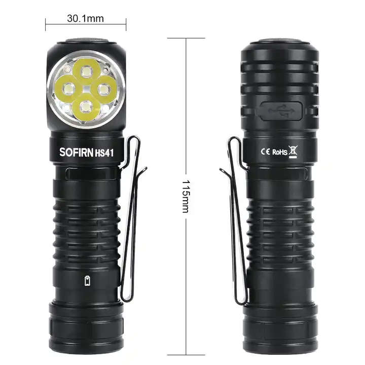 Sofirn HS41 4000 Lumen 325m Throw Rechargeable Headlamp with 21700 Battery