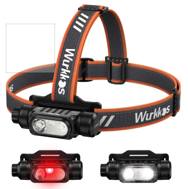 Wurkkos HD16 2500 Lumen 297m Throw Rechargeable Headlamp with 18650 Battery