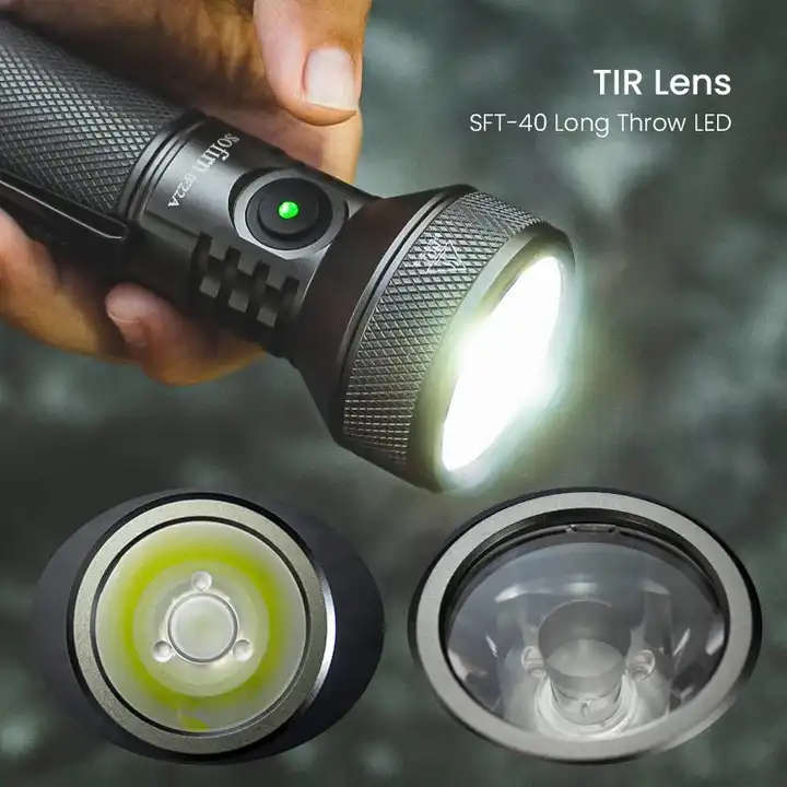 Sofirn IF22A 2100 Lumen 697m Throw Rechargeable Flashlight with 21700 Battery