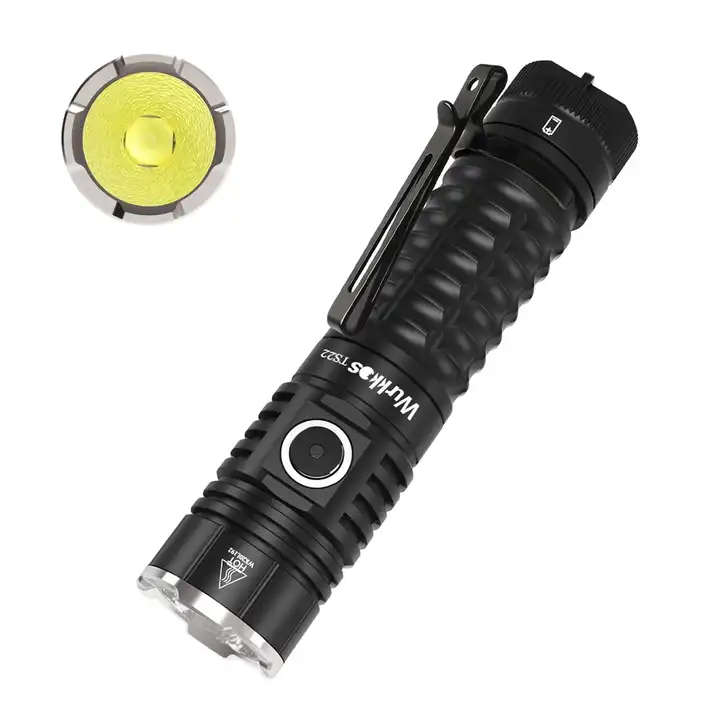 Wurkkos TS22 4500 Lumen 191m Throw Rechargeable Flashlight with 21700 Battery