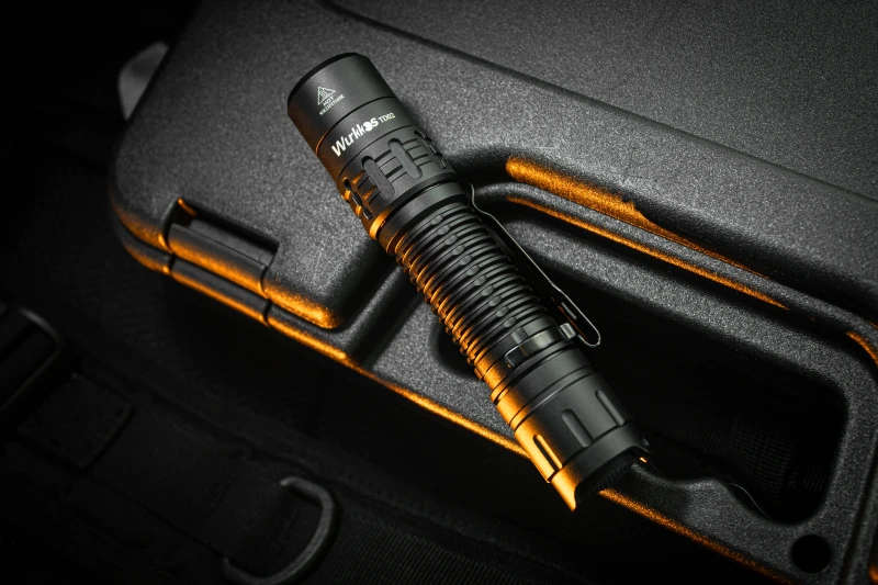 Wurkkos TD02 2000 Lumen 254m Throw Rechargeable Tactical Flashlight