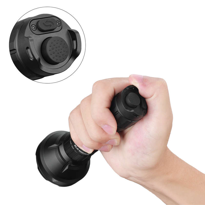 Sofirn SF26 2000 Lumen 964m Throw Rechargeable Tactical Flashlight with 21700 Battery