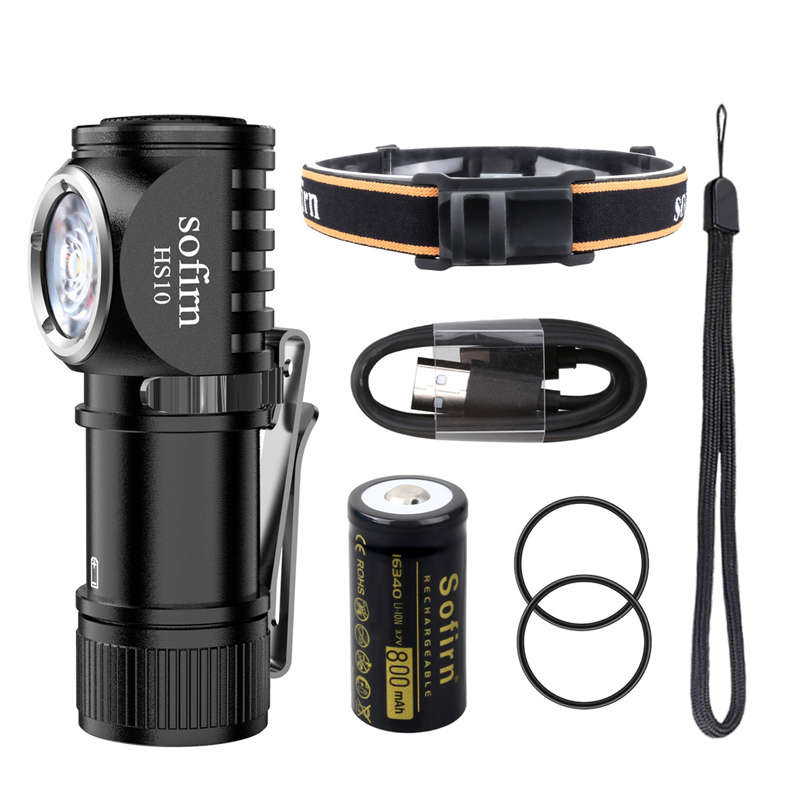 Sofirn HS10 1100 Lumen 129m Throw Rechargeable Headlamp with 18650 Battery