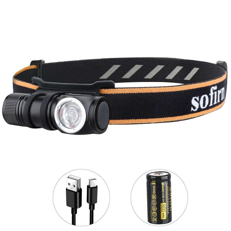 Sofirn HS10 1100 Lumen 129m Throw Rechargeable Headlamp with 18650 Battery