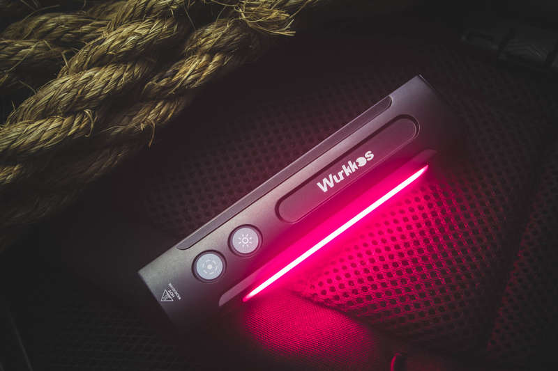 Wurkkos HD01 Pro 1200 Lumen 157m Throw Rechargeable EDC Flashlight with Built-in Battery