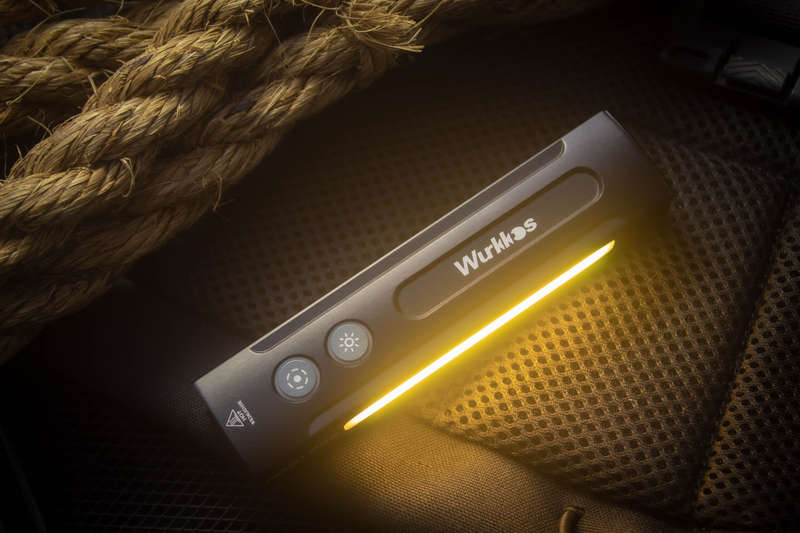 Wurkkos HD01 Pro 1200 Lumen 157m Throw Rechargeable EDC Flashlight with Built-in Battery