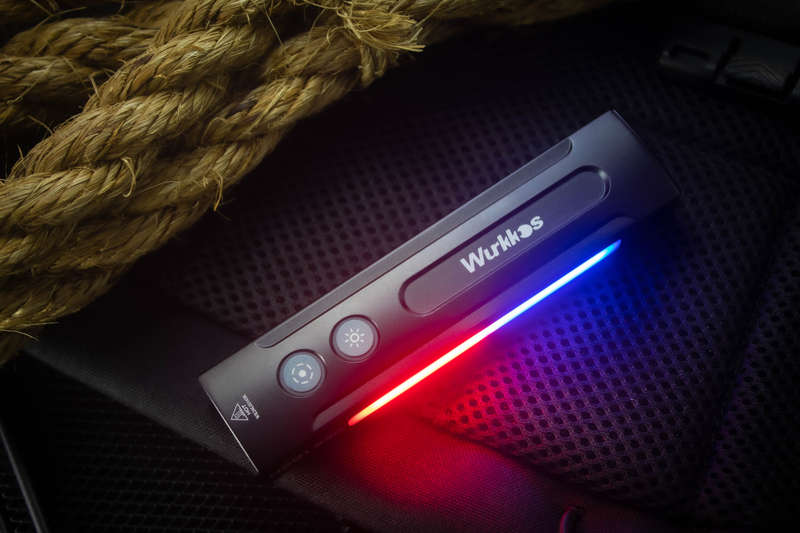 Wurkkos HD01 Pro 1200 Lumen 157m Throw Rechargeable EDC Flashlight with Built-in Battery